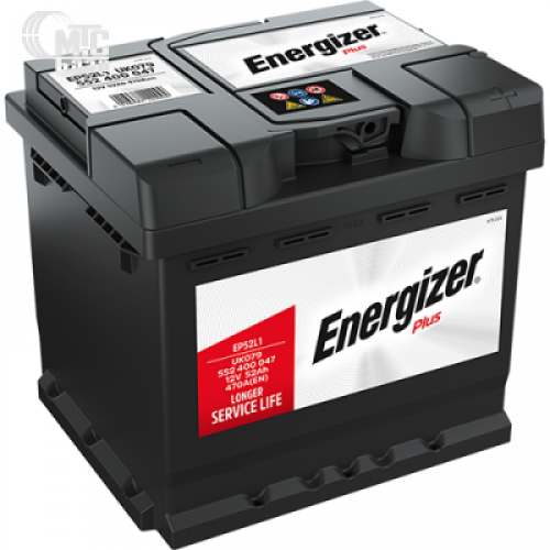 Аккумулятор Energizer Plus [EP52L1, 552400047] 6СТ-52 Ач R EN470 А 207x175x190мм